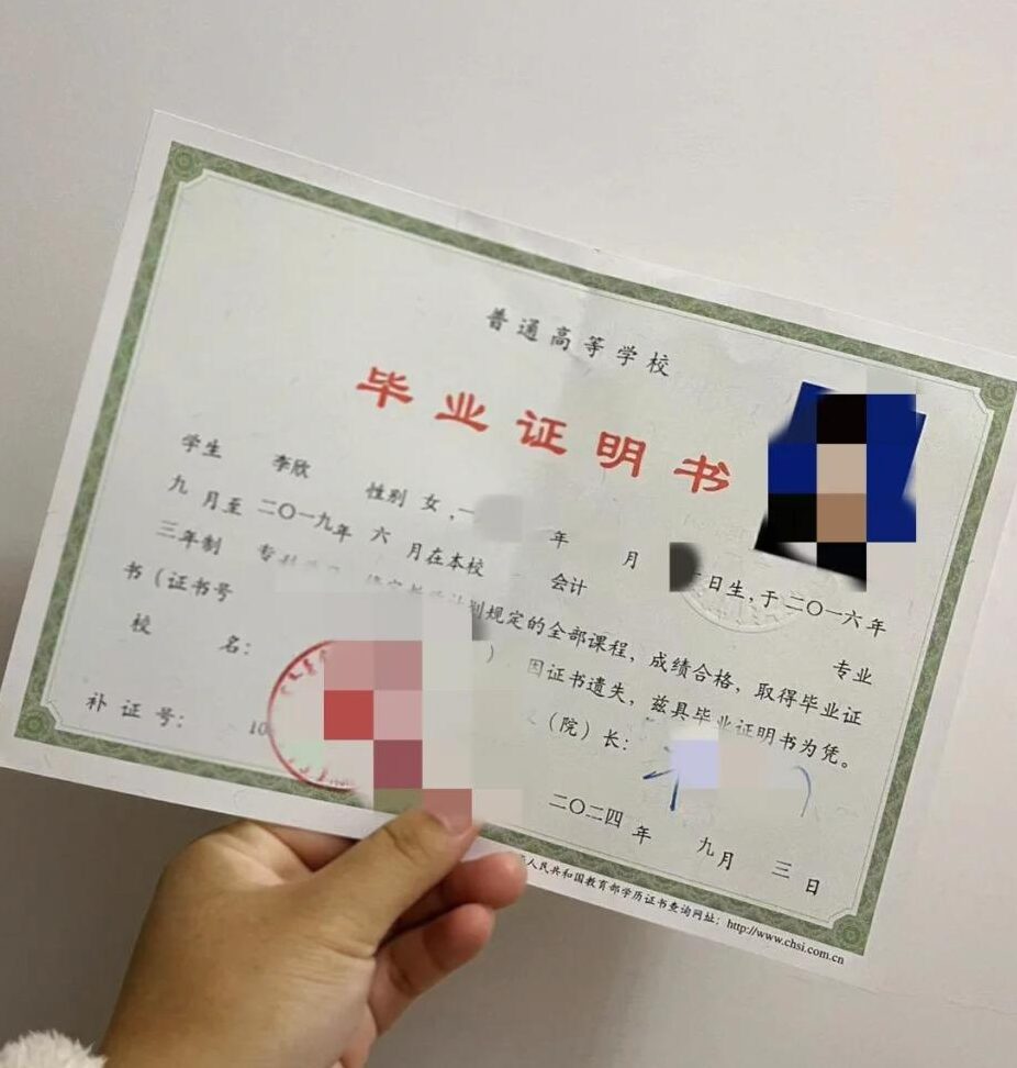 办理学历证书 Obtain a diploma certificate