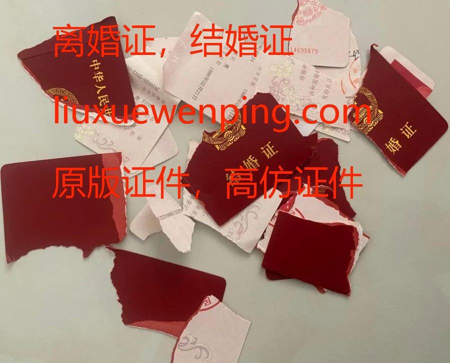 武汉离婚证 武汉办假离婚证 Divorce Certificate