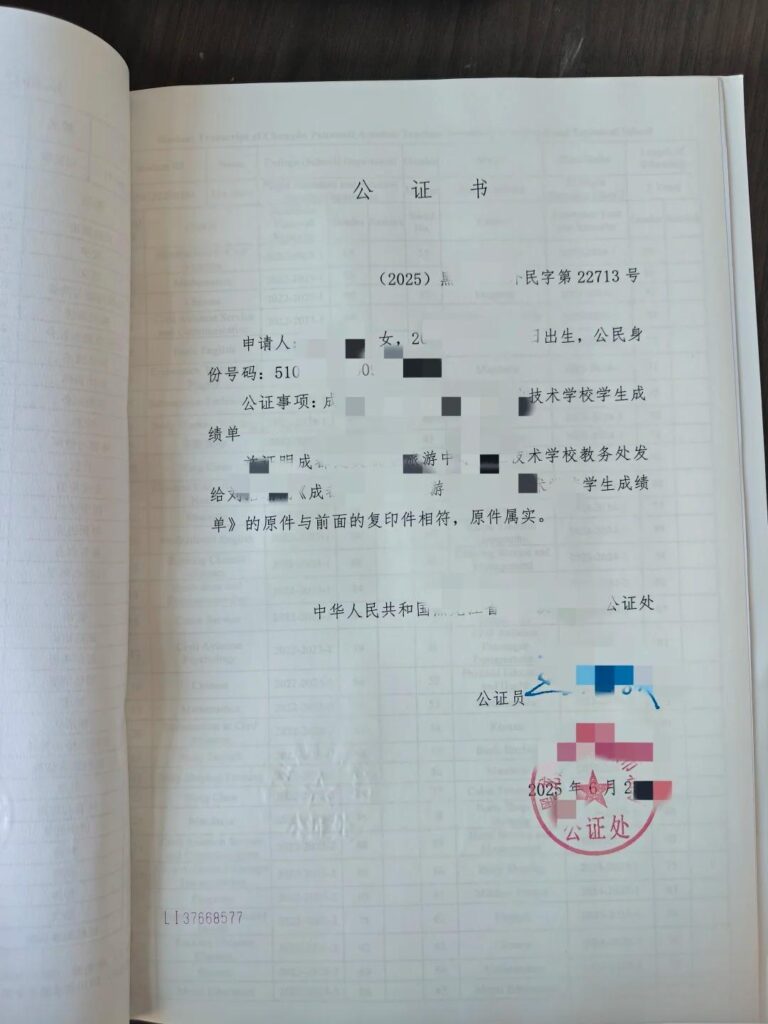 办学历假公证书